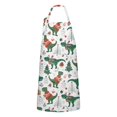 thumbnail image 1 of Green Dinosaurs Christmas Pattern Apron-Garden Aprons for Women with Pockets-Cotton Linen Waterproof Kitchen Cooking Gardening Aprons Adjustable for Kitchen,Cooking,BBQ and Salon 33x27 Inch, 1 of 7