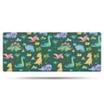 thumbnail image 1 of Green Dinosaurs Palms Volcanoes Pattern Bathroom Rugs Mat,Non Slip Microfiber Bathroom Rug,Rubber Backing,Soft Bathroom Mats for Bathroom Floor,Tub and Shower,60x24in(150x60cm), 1 of 5