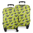 thumbnail image 1 of Green Dinosaurs Skeletons Pattern Luggage Cover Fashion Suitcase Cover Baggage Covers Fit 25-28 Inch Luggage (Go Travel), 1 of 5