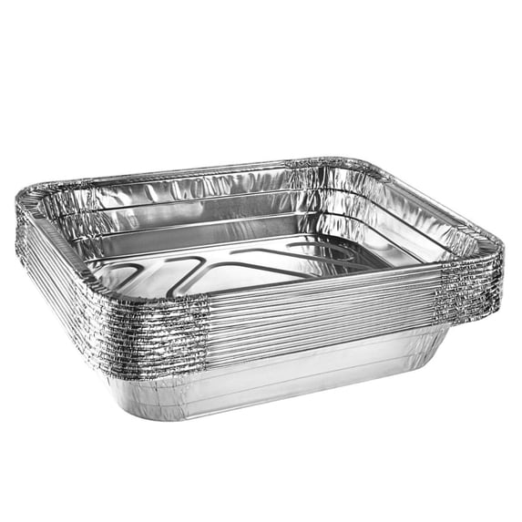 Green Direct Disposable Aluminum Foil Baking Pans 9x13 with Lids, 10 Pack