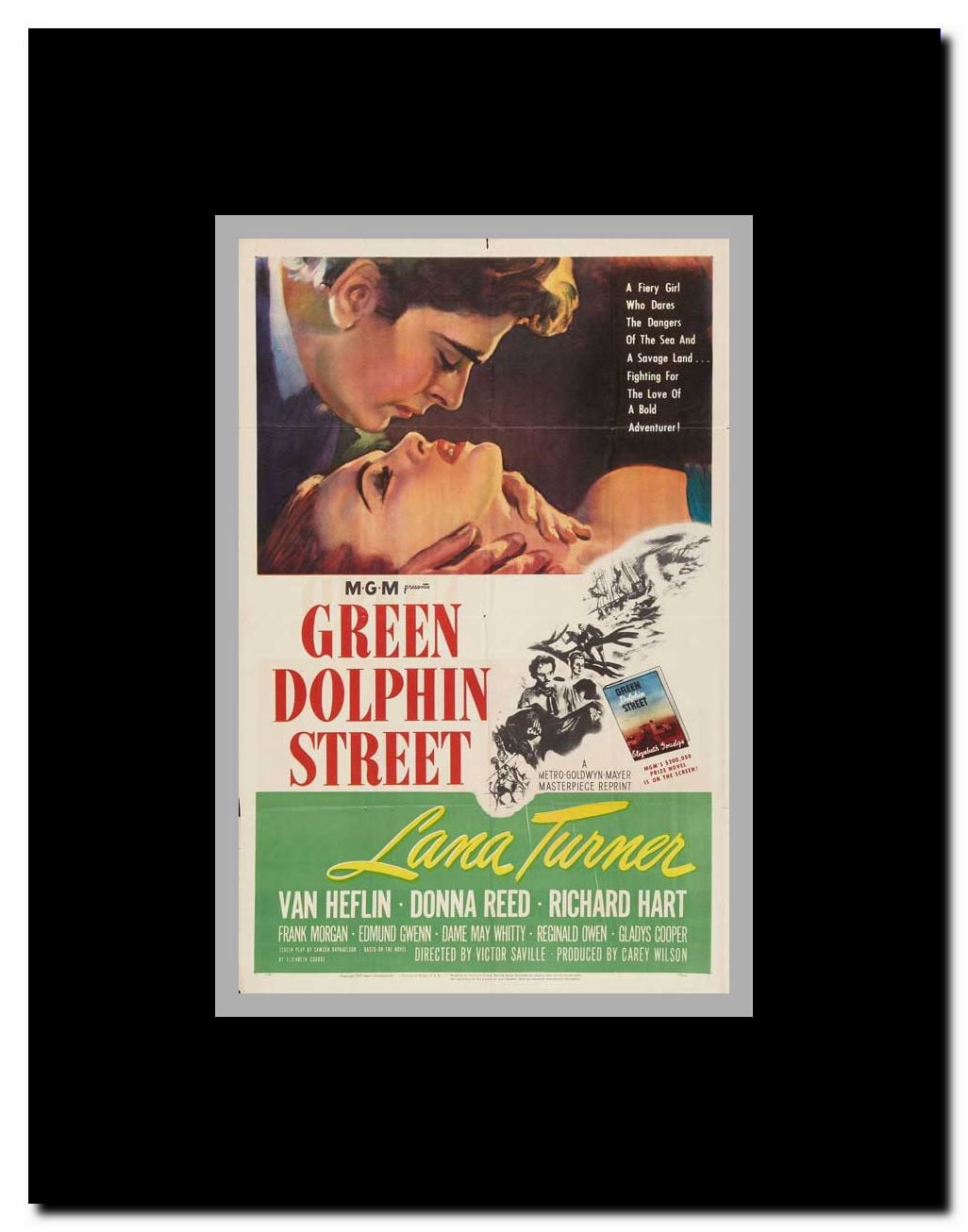 Green Dolphin Street Framed Movie Poster