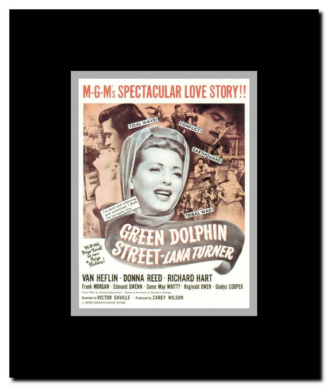 Green Dolphin Street Framed Movie Poster