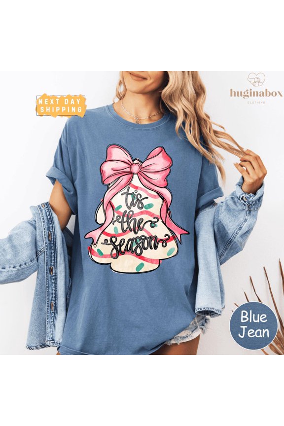 Green Dots Festive Seasonal Hand Lettering Winter T-Shirt All Size S-3XL