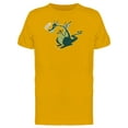 thumbnail image 1 of Green Dragon Cartoon Drawing T-Shirt Men -Image by Shutterstock, Male Medium, 1 of 2