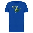 thumbnail image 1 of Green Dragon Cartoon Drawing T-Shirt Men -Image by Shutterstock, Male Small, 1 of 2