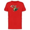 thumbnail image 1 of Green Dragon Cartoon Drawing Tee Men's -Image by Shutterstock, 1 of 2