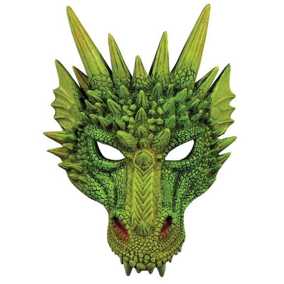 Green Dragon Mask Halloween Costume Accessory