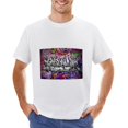 thumbnail image 1 of Green Dragon Wall Men’s T-Shirt 100% Cotton Casual Short Sleeve Tops Gift Tee White XS, 1 of 2