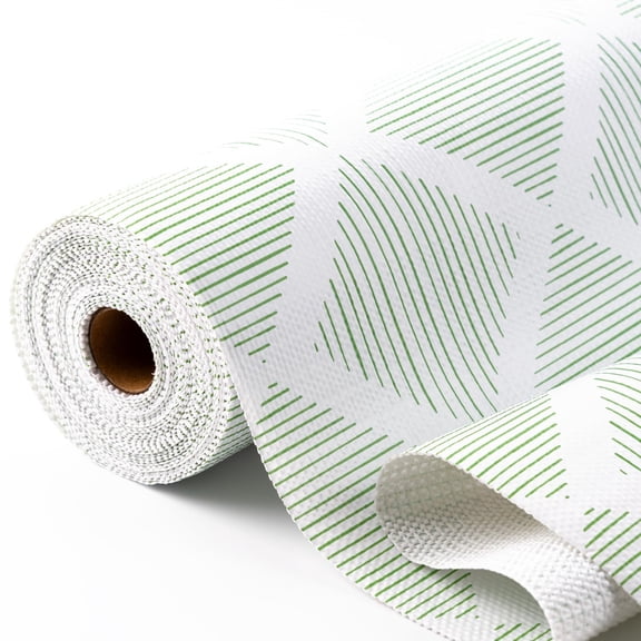 Green Drawer and Shelf Liner for Kitchen Non-Adhesive 17.5In x 20FT VT1
