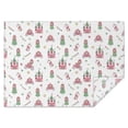 thumbnail image 1 of Green Dress Princess Castle Pattern Rectangle Tablecloth 60"x84",Waterproof Polyester Rectangle Table Cloth, Wipeable Spillproof Polyester Tablecloth for Dining, Camping, Indoor and Outdoor, 1 of 5