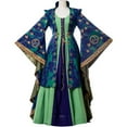 thumbnail image 1 of Green Dress Witch Robe Halloween Carnival Costumes, 1 of 7