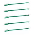 thumbnail image 1 of green dual end toothbrushes for dogs dental oral health grooming bulk available (5 toothbrushes), 1 of 1