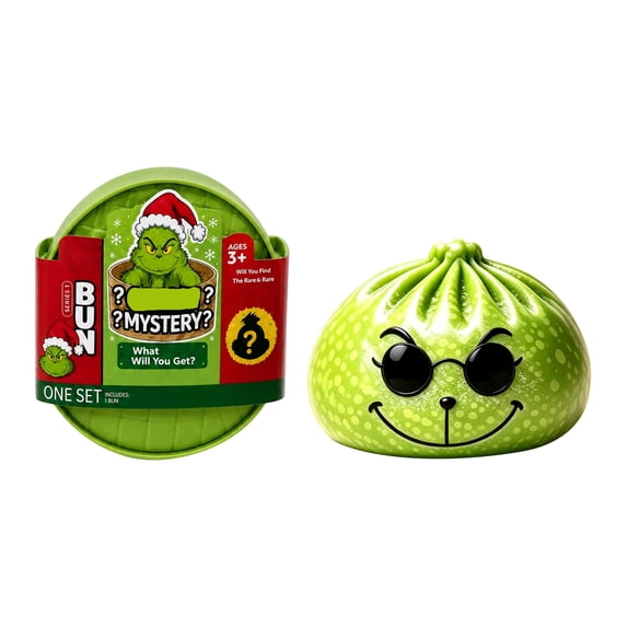 Green Dumpling Squishy with Box,Rare Glitter Christmas Dumpling Squishy,Butter Squishy Slow Rising Stress,Cheese Squishy,Dumplings Squeeze Balls Stress Relief Sensory.