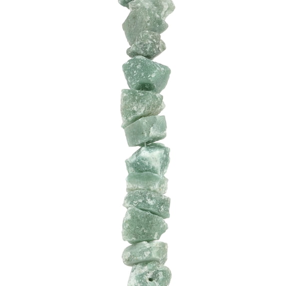 Green Dyed Aventurine Nugget Beads by Bead Landing