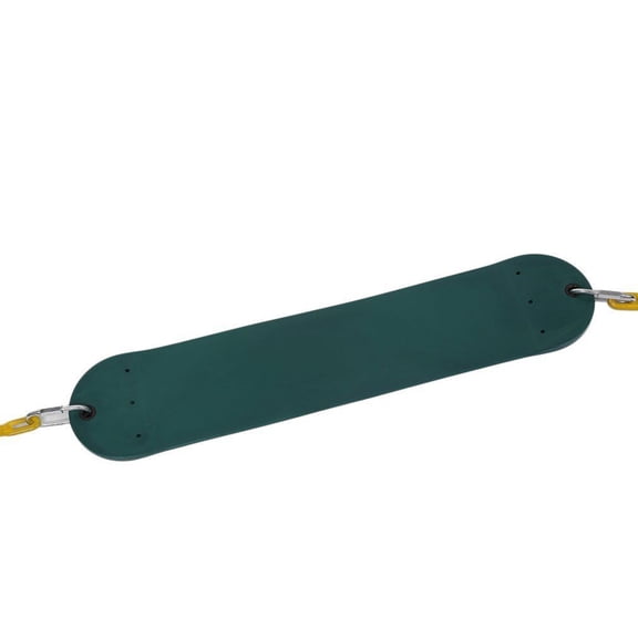 Green EVA Heavy-Duty Swing Seat with Galvanized Iron Chain