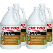 Green Earth Daily Floor Cleaner - Concentrate Liquid - 128 fl oz 4 quart - 4 / Carton - Yellow