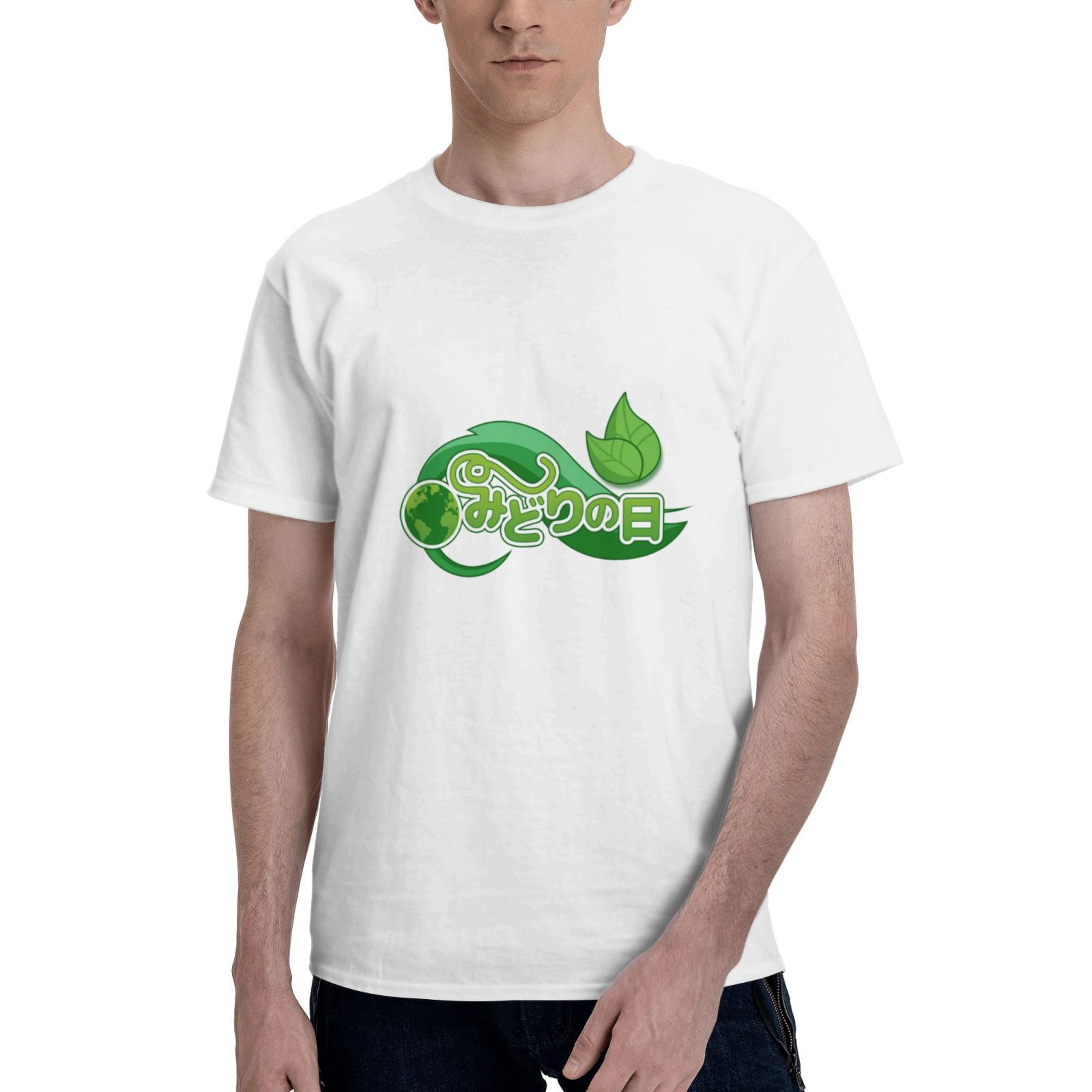 Green Earth Environment Green Day Men’s Crewneck Cotton Short Sleeve ...