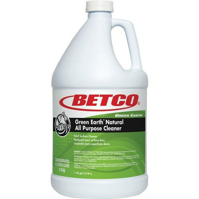 Green Earth Natural All Purpose Cleaner - Concentrate - 128 fl oz (4 quart) - Clean ScentBottle - 1 Each - Bio-based, Solvent-free, Streak-free, Non-smearing - Green Green Earth Natural All Purpose Cleaner - Concentrate - 128 fl oz (4 quart) - Clean ScentBottle - 1 Each - Bio-based, Solvent-free, Streak-free, Non-smearing - Green