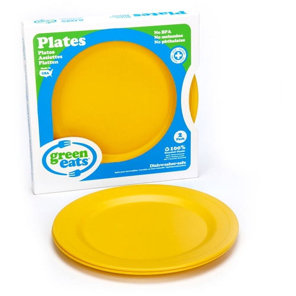Green Eats Plates, Set of 2