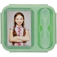 thumbnail image 1 of Green Eco Silicone Collapsible Create Your Own 4" x 6" Photo Lunch Box, 1 of 5