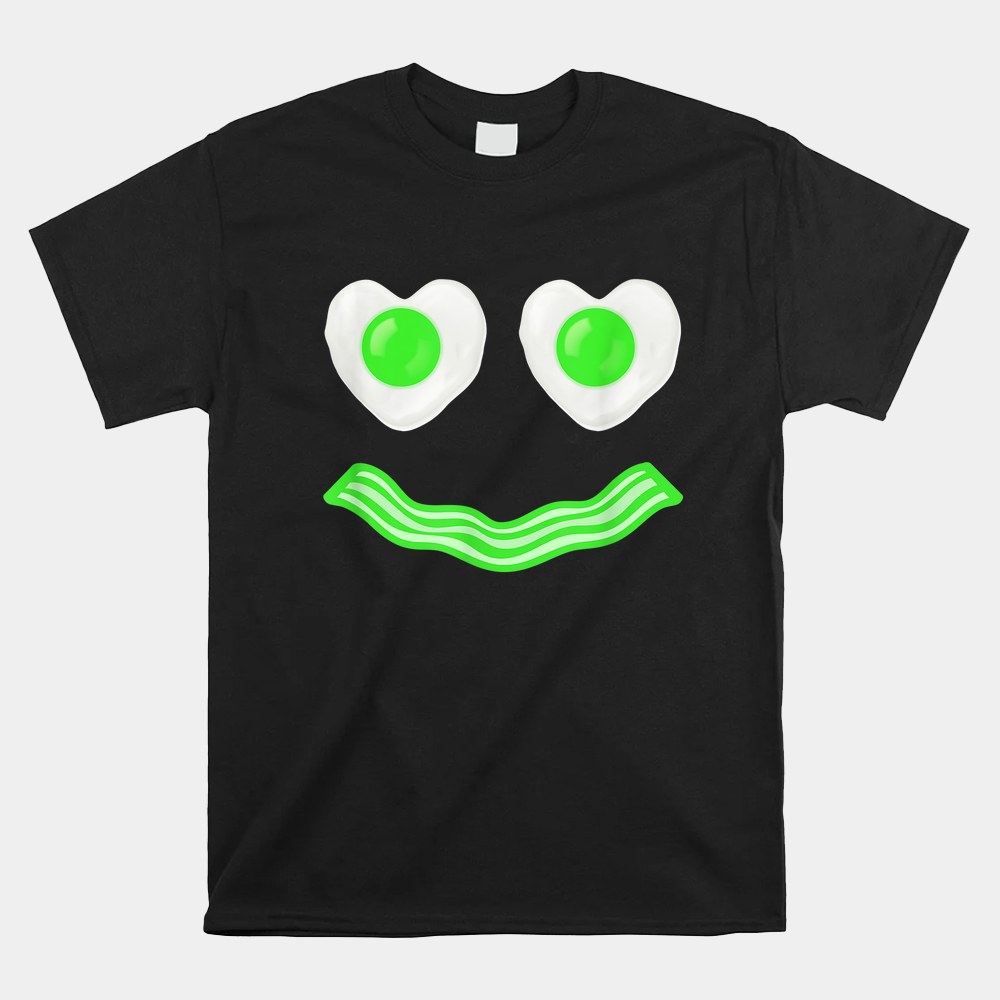 Green Eggs Ham Smile Face Brunch Breakfast Shirt