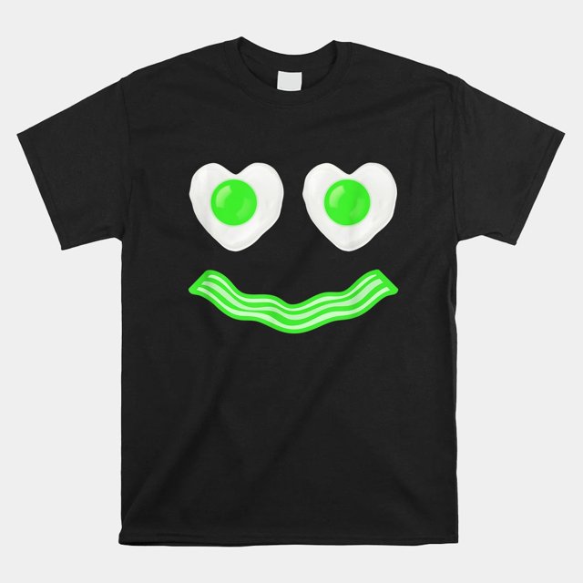 Green Eggs Ham Smile Face Brunch Breakfast Shirt