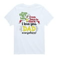 thumbnail image 1 of Green Eggs and Ham Fathers Day - Love You Dad Everywhere - Toddler And Youth Short Sleeve Graphic T-Shirt, 1 of 6