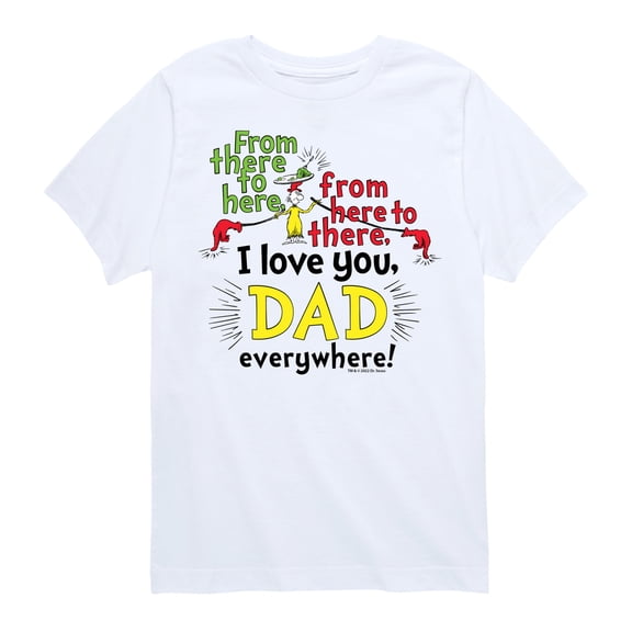 Green Eggs and Ham Fathers Day - Love You Dad Everywhere - Toddler And Youth Short Sleeve Graphic T-Shirt