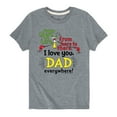 thumbnail image 1 of Green Eggs and Ham Fathers Day - Love You Dad Everywhere - Toddler And Youth Short Sleeve Graphic T-Shirt, 1 of 6