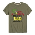 thumbnail image 1 of Green Eggs and Ham Fathers Day - Love You Dad Everywhere - Toddler And Youth Short Sleeve Graphic T-Shirt, 1 of 6