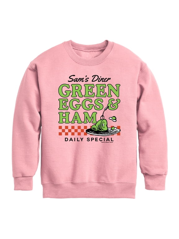 - Sam's Diner Boys' Graphic Long Sleeve Fleece Sweatshirt