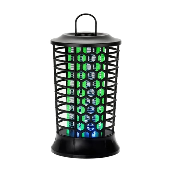 Green Electric Bug Zapper Outdoor, Rechargeable Mosquito Lamp with Hanging Loop, Portable Mosquito Killer for Indoor Outdoor Home Camp, Fly Zapper, Fly Traps, Mosquito Zapper