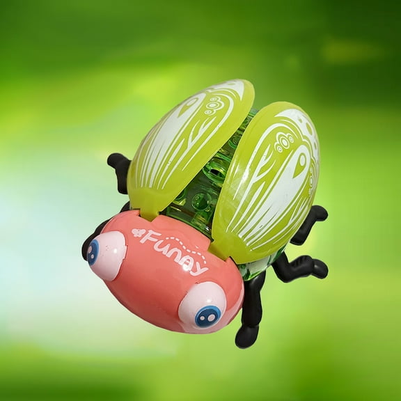 Green Electric Leash Green Cicada Insect Toy For Children With Music Lights Universal Walking Parent Child Play