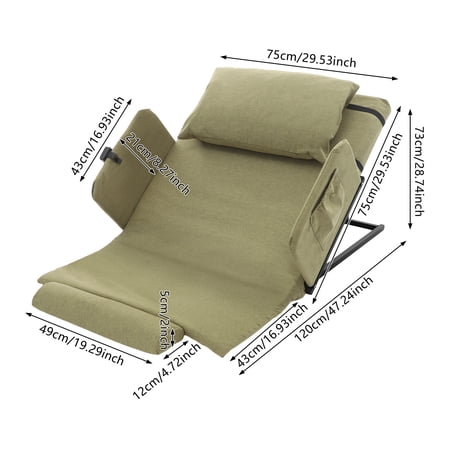 Green Electric Lifting Adjustable Bed Back Rest Electric Auxiliary Backrest