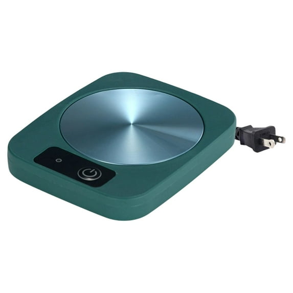 Green Electric Mug Warmer 55°C/131°F Constant Temperature, USB Powered Beverage Cup Warmer for Coffee Tea Milk, Automatic Smart Warmer for Desktop Home Office Use, Safe Heating Plate