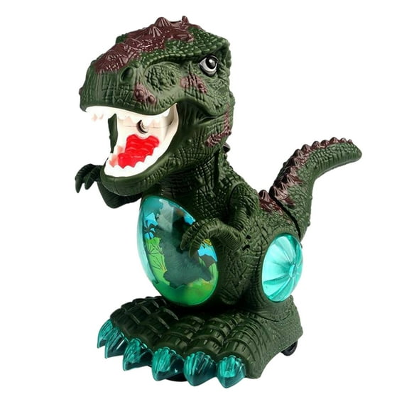 Green Electric Smart Spray Dinosaur Toy Atomization Fire Breathing With Light Sound For Kids Boys Play Fun Activity