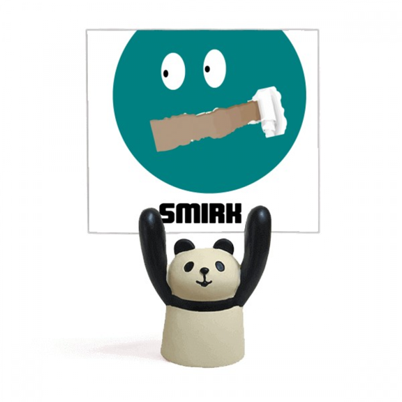 Green Emotion Srk Stare Provoke Memo Holder Cartoon Animal Panda Stand Decoration