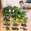 Green Engineering Car Model Set, Durable ABS Construction Vehicle Toy, Realistic Detailing with Flexible Wheels, Boys Girls Birthday Gift, STEM Learning Role Play Transport Collection