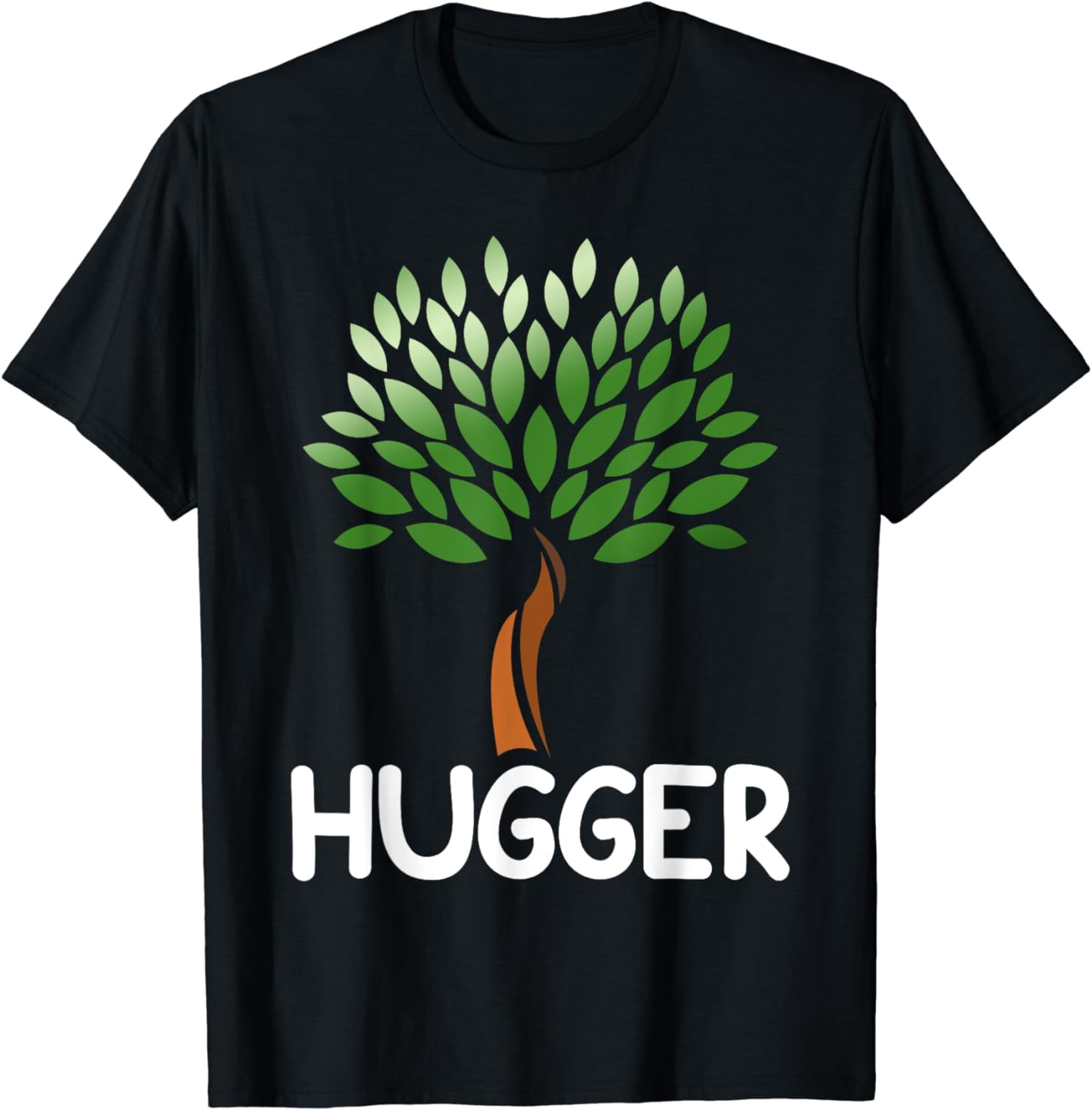 T-shirt écolo Don’t Stop Be-leafing – Motif Arbre Cartoon – Message écolo Fun - 3