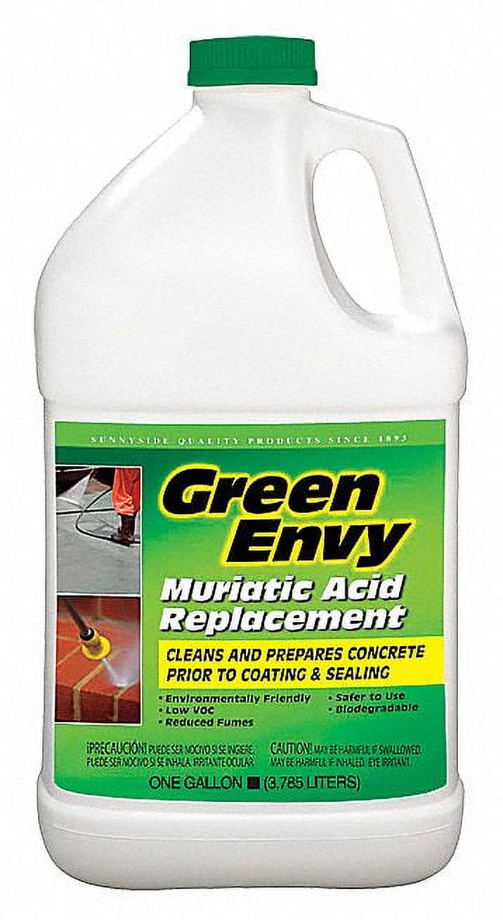 Green Envy Masonry Cleaner,1 gal Bottle, Acid Base 610G1