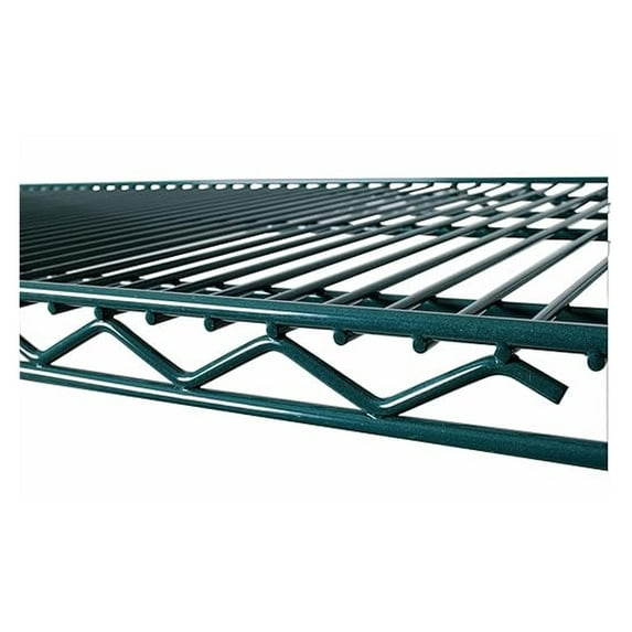 Green Epoxy Wire Shelving 18x72 (2-Shelf Kit) - NSF Commercial Shelving for Kitchen, Walk-in Coolers, Pantries - Heavy Duty Storage