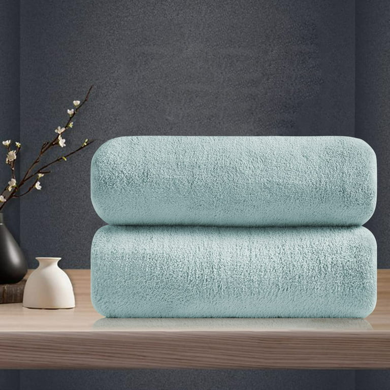 Green Essen 4 Pack Oversized Bath Towel Sets 700 GSM Soft Shower