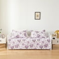 thumbnail image 1 of Green Essen 3 Piece Reversible Daybed Cover Set Cozy Daybed Bedding Sets Double Sided Quilting Bedspread Day Bed Cover With 2 Standard Shams,39"x75",purple flowers, 1 of 9