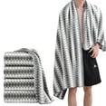thumbnail image 1 of Green Essen 4 Pack Oversized Bath Towel 35 x 70 Inches Highly Absorbent Bath Sheets 600 GSM Soft Extra Large Bath Towel Sets Quick Dry Shower Towel for Bathroom Spa Hotel Gym Pool(Dark Gray), 1 of 7
