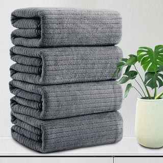Clearance！Large Bath Towels,Extra Large Bath Towels, Lighter Weight & Super  Absorbent, Quick Dry, Perfect Bathroom Towels for Daily Use,27 X 39,Gray