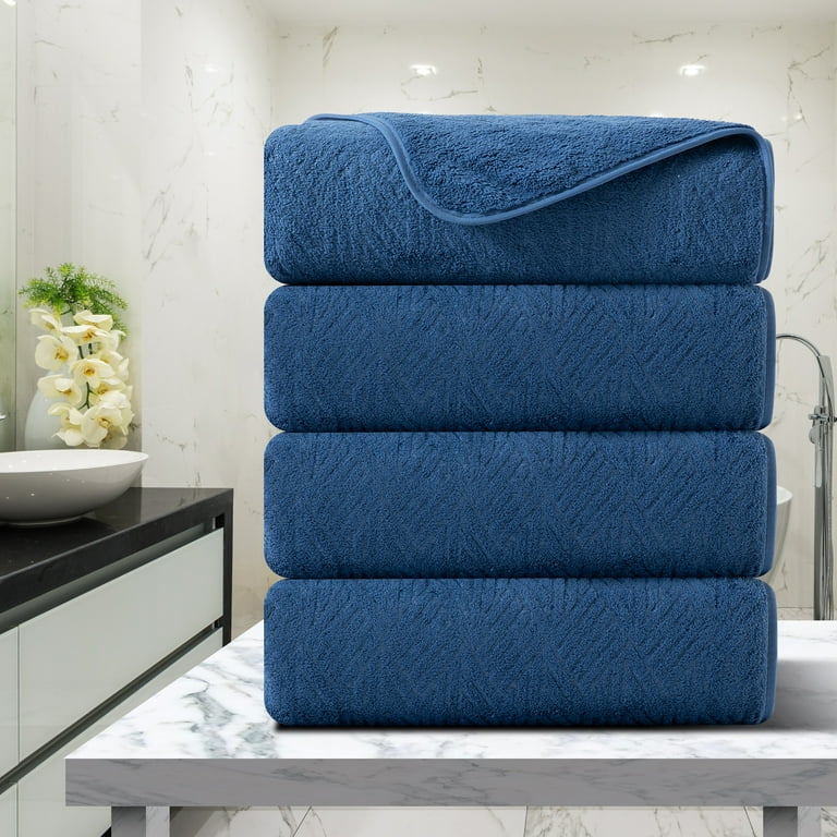 Green Essen 4 Pack Oversized Bath Towel Sets 35