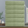 thumbnail image 1 of Green Essen 6 Pack Oversized Bath Towel Sets 28"x 55"Highly Absorbent Quick Dry Large Bath Towels 600 GSM Bath Sheets Clearance Soft Shower Towels for Bathroom Spa Hotel Gym Pet(Green), 1 of 1