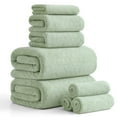 thumbnail image 1 of Green Essen 8 Pieces Extra Large Bath Towel35"x 70" Highly Absorbent Quick Dry Bath Sheets Bath Towel Oversized Clearance Soft Shower Towels for Bathroom Spa Hotel Gym(Green), 1 of 8