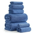 thumbnail image 1 of Green Essen 8 Pieces Extra Large Bath Towel35"x 70" Highly Absorbent Quick Dry Bath Sheets Bath Towel Oversized Clearance Soft Shower Towels for Bathroom Spa Hotel Gym(Navy), 1 of 8