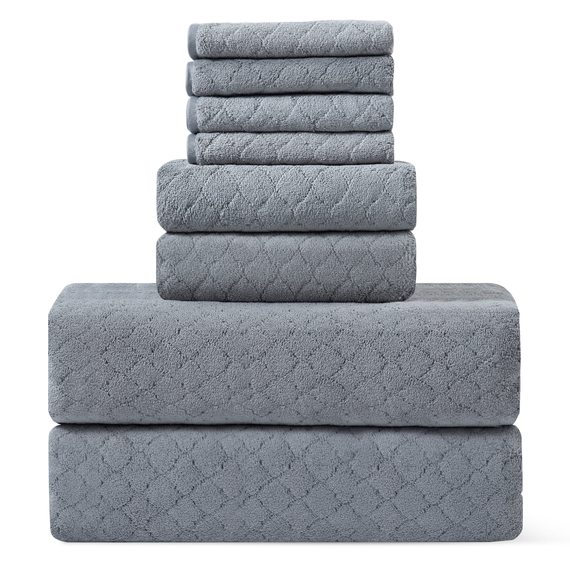 Green Essen 8 Pieces Extra Large Bath Towel35"x 70" Highly Absorbent